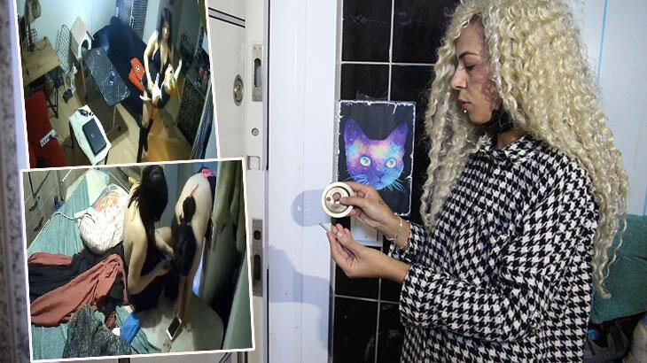 Çilingirle açtırdıkları evde uyuyan çocuğun elindeki cep telefonunu bile çaldılar