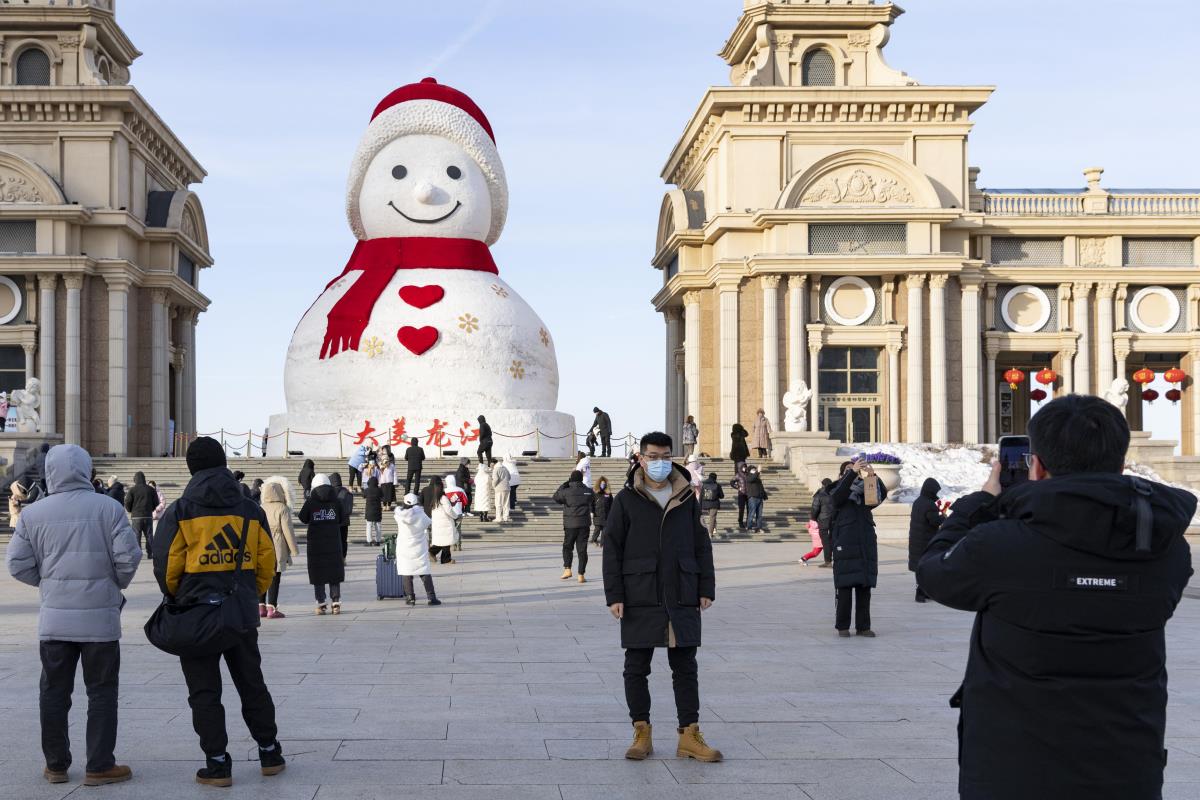 Çin'in Harbin Kentinde Kış Turizmi Gelişiyor