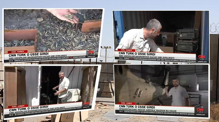 CNN Türk Bagram Üssü'ne girdi! İşte geride kalanlar...