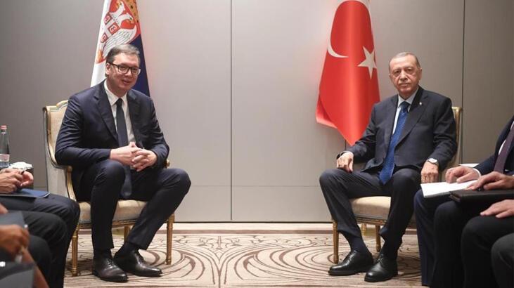 Cumhurbaşkanı Erdoğan ile görüşen Vucic'den açıklama! 'Bir adım daha oldu'