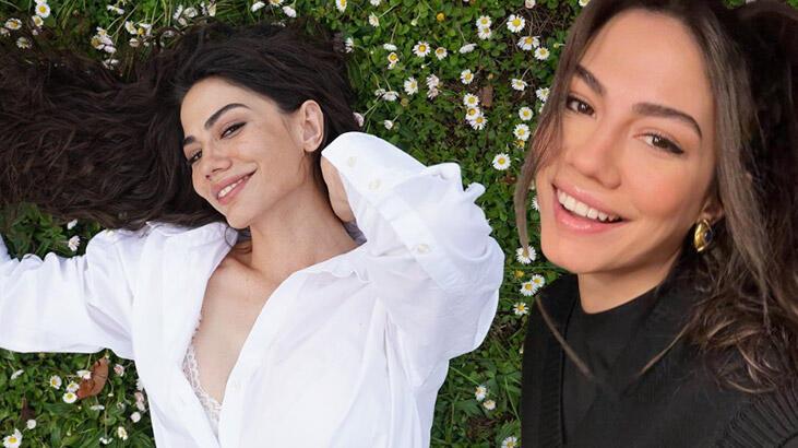 Demet Özdemir papatyalar içinde! 'Muazzam görüntüler bunlar'