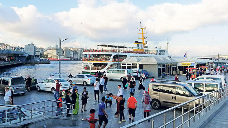 Denize sıfır otopark!