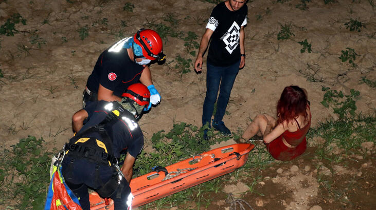 1 saatte ikna edilerek kurtarıldı