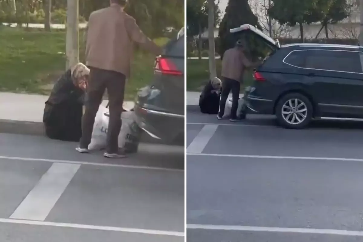 Dilenciler lüks araçlarla 