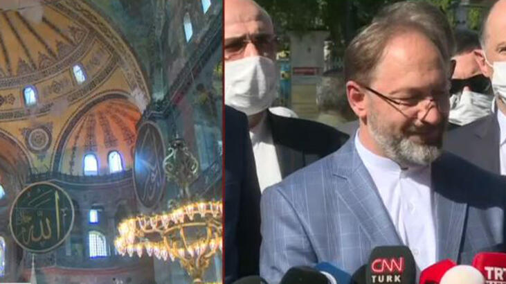 Diyanet İşleri Başkanı'ndan Ayasofya açıklaması