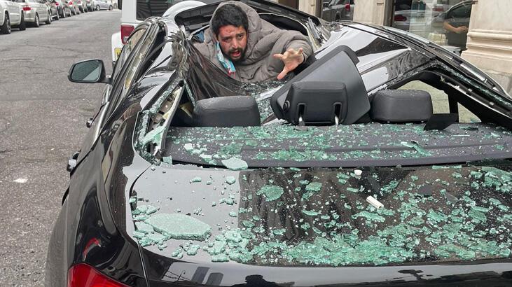 Dokuzuncu kattan düşüp kurtuldu!