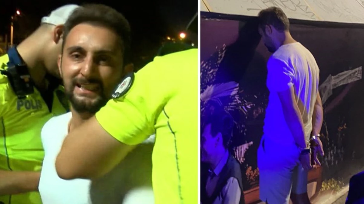 'Dur' ihtarına uymayan alkollü sürücü, motosikletini polis ekipleri ve yayaların üzerine sürdü