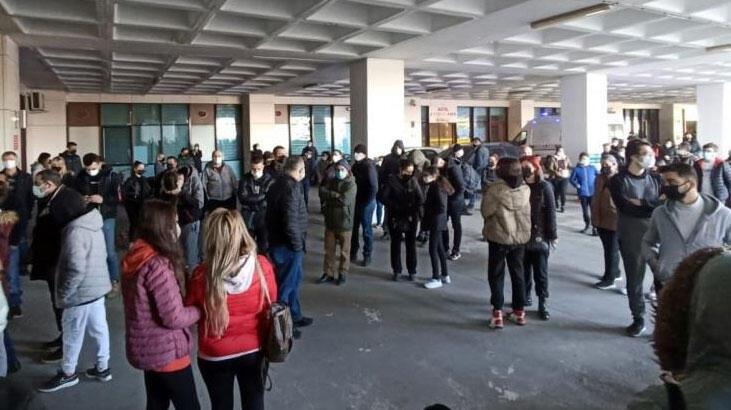 Edirne'de korkutan manzara! Binlerce kişi Kovid testi için hastaneye akın etti