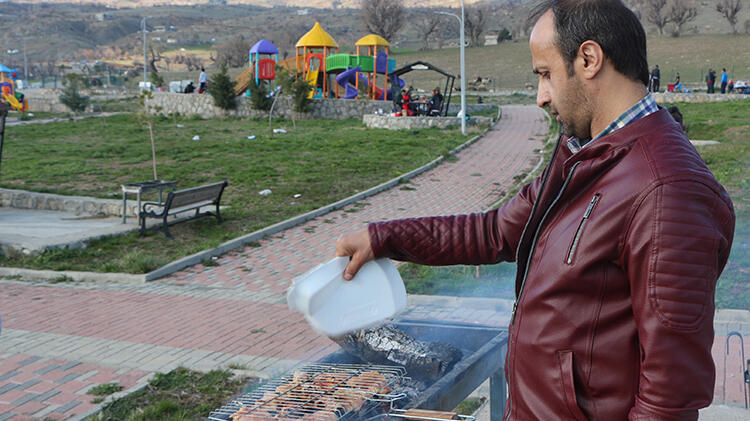 En az vaka olan Şırnak'ta, piknik alanları doldu!