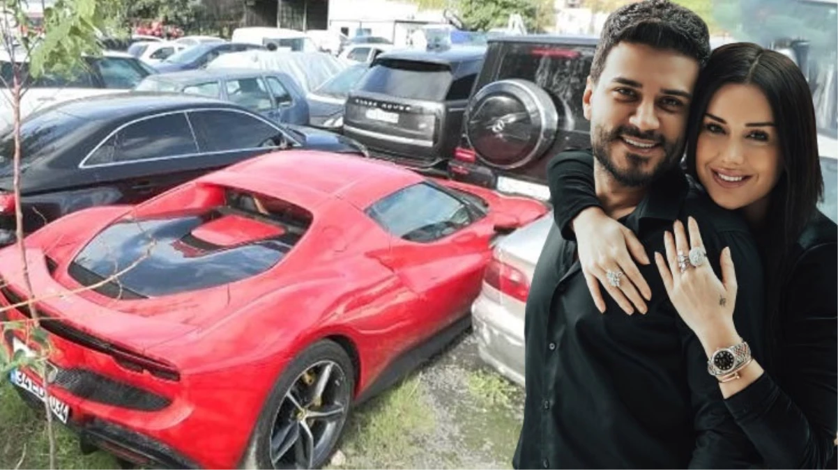 Engin ve Dilan Polat çiftinin el konulan otomobilleri otoparka çekildi