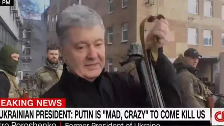 Eski Ukrayna Cumhurbaşkanı meydan okudu! Yayına böyle çıktı