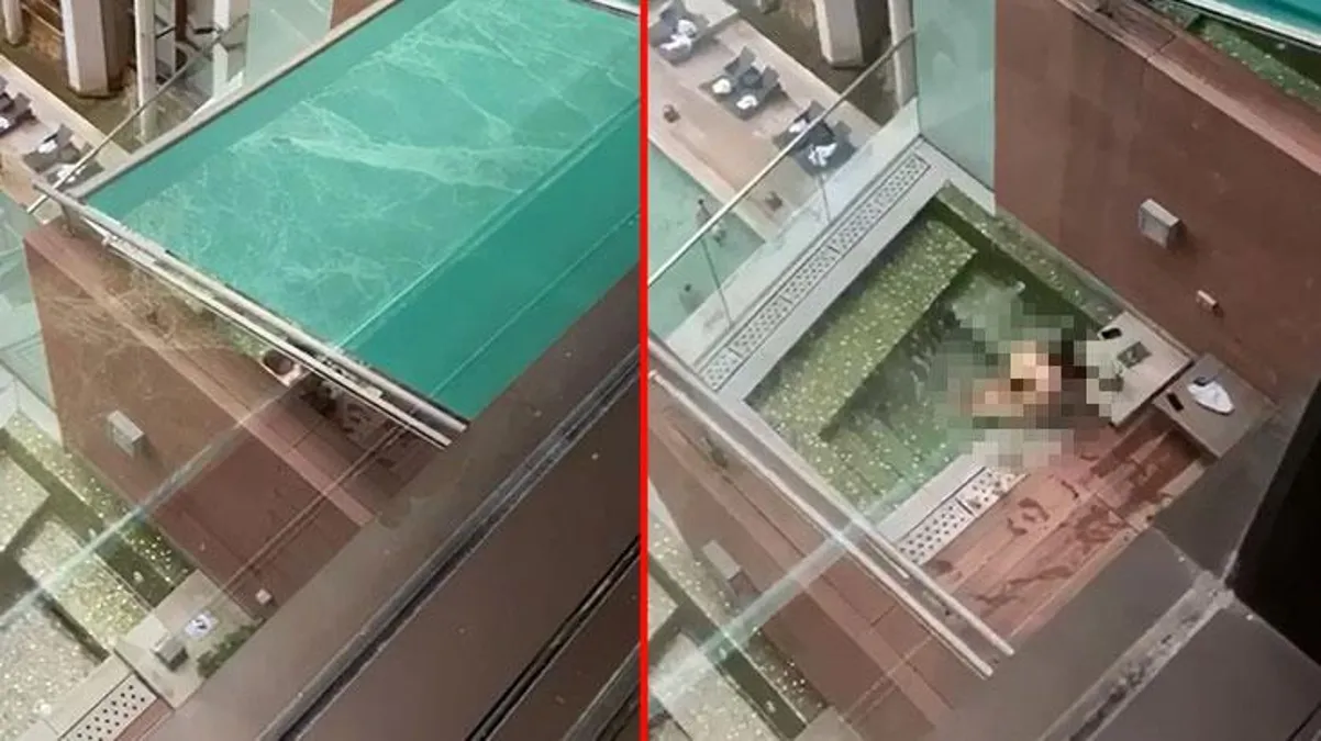 Evli çift, çok ünlü bir otelin havuzunda kimseye aldırış etmeden cinsel ilişkiye girdi