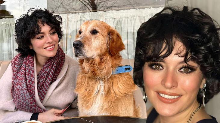 Ezgi Mola, depremde kurtarılan köpeği sahiplendi