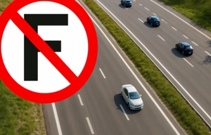 F harfli trafik levhası görenlerin kafasını karıştırdı: İşte anlamı