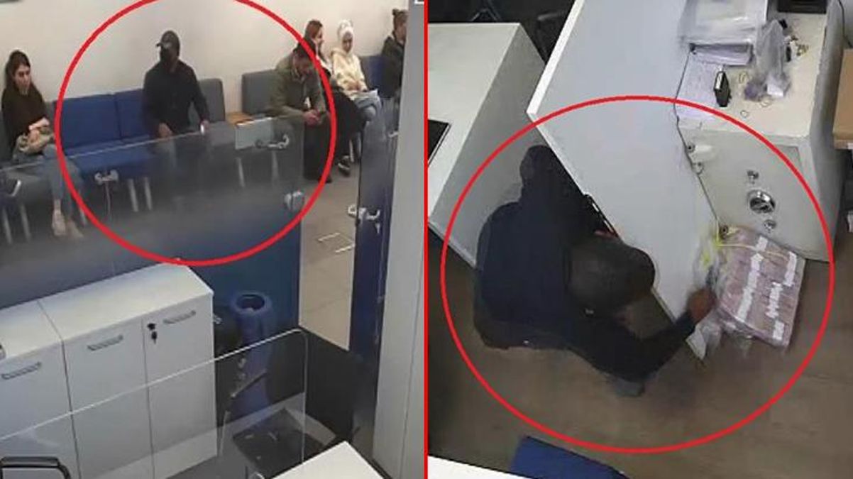 Film sahnelerini aratmayan görüntü! Kolombiyalı hırsız İstanbul'un göbeğindeki bankadan 2.5 milyon TL'yi böyle çalmış