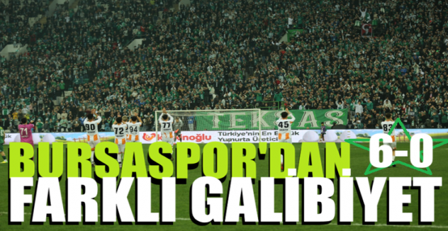 Bursaspor, Adanaspor’u 6-0 Mağlup Etti