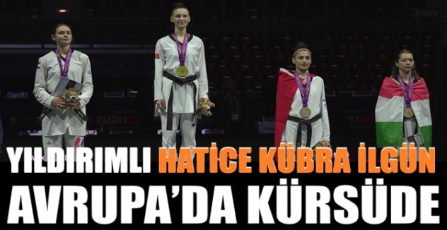 Yıldırımlı Hatice Kübra İlgün Avrupa’da kürsüde