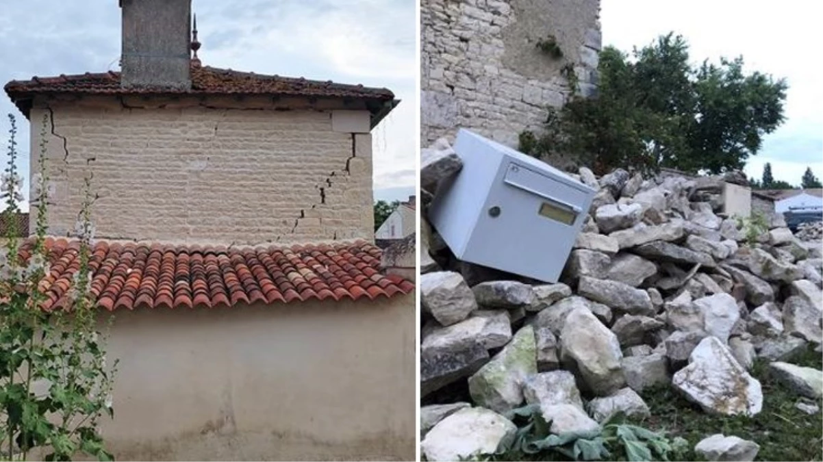 Fransa'da 5.8 büyüklüğünde deprem! Evlerde hasar var, 1 köy tahliye edildi