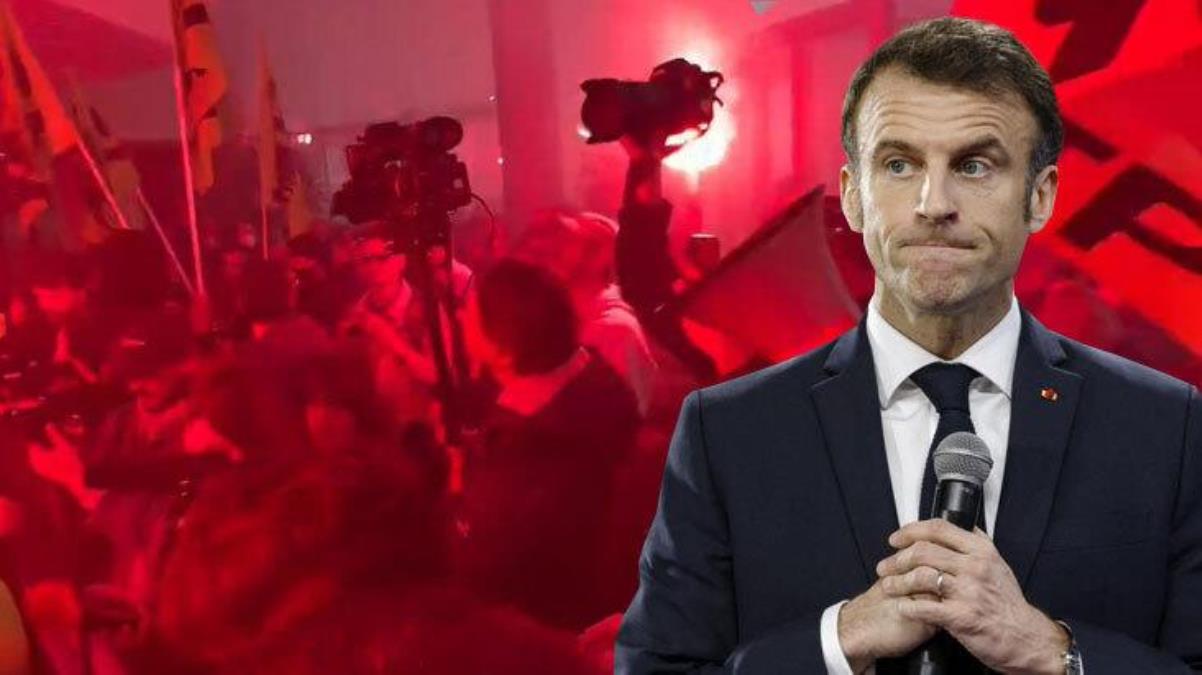 Fransa'da gerginlik arşa çıktı! Protestocular Paris borsasını bastı