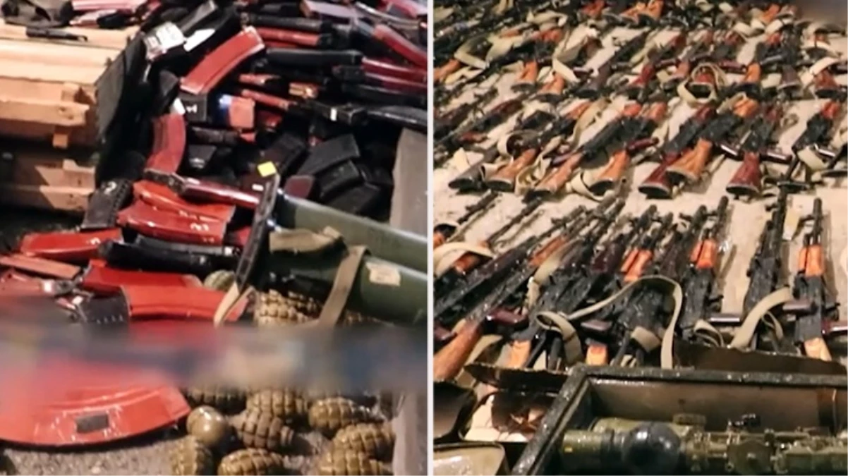 Görüntüler yayınlandı! İşte Karabağ'da Azerbaycan ordusunun ele geçirdiği ganimetler