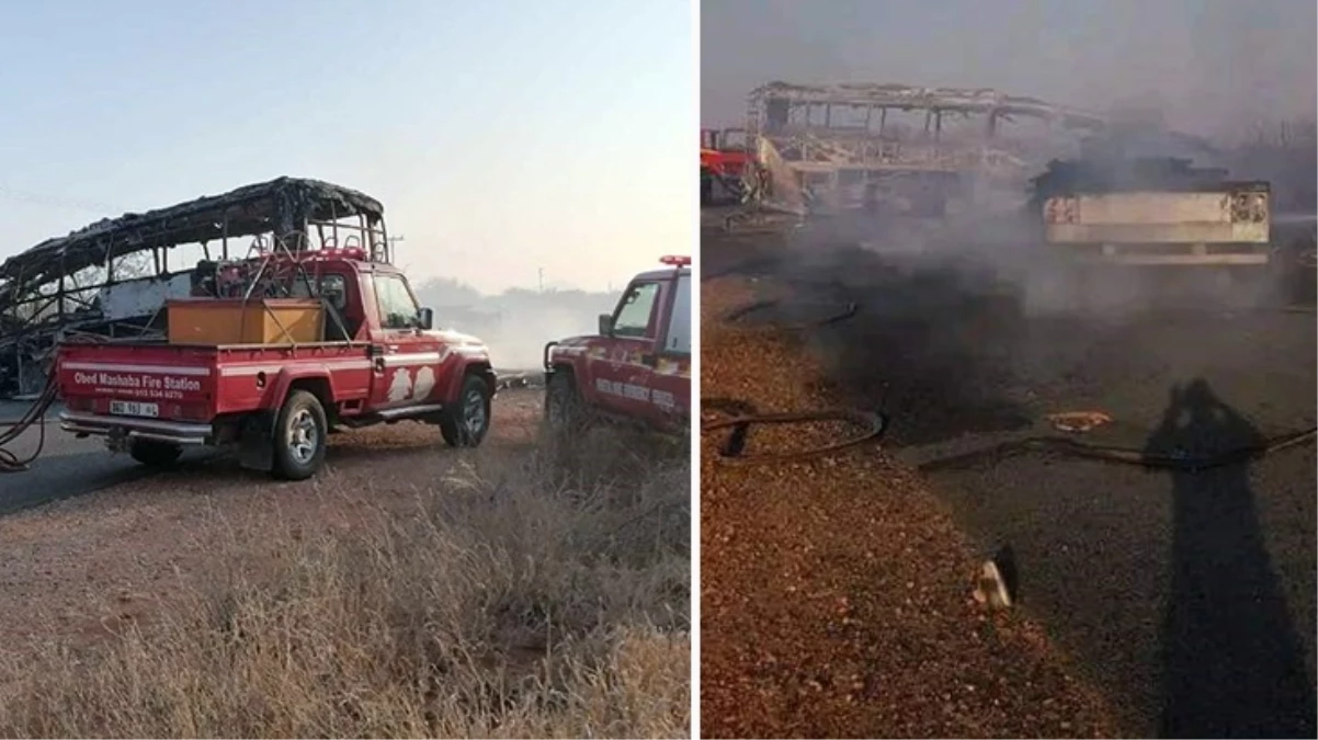Güney Afrika'da madencileri taşıyan otobüs kamyonla çarpıştı: 20 kişi hayatını kaybetti