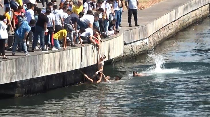 Haliç'te korku dolu anlar! Fotoğraf çekerken boğuluyordu
