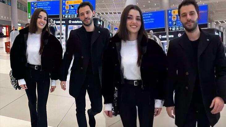 Hande Erçel ve Hakan Sabancı çifti tatilden döndü! İşte ilk açıklama