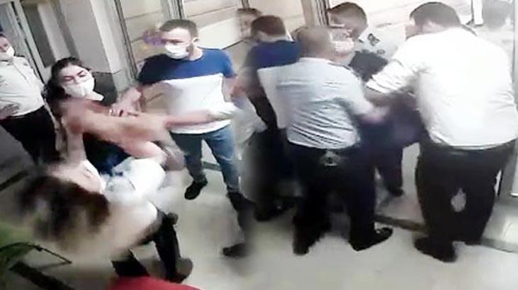 Hastanede dehşet anları! Bir anda saldırdı