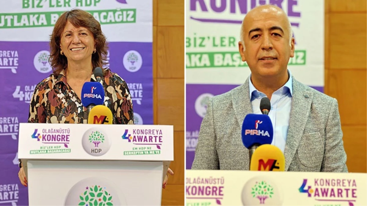 HDP'nin yeni eş genel başkanları ve Parti Meclisi üyeleri belli oldu