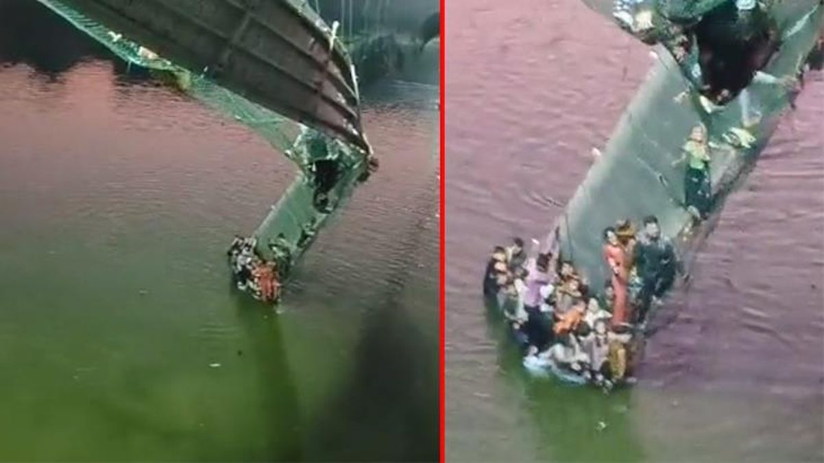 Hindistan'da büyük facia! Yüzlerce kişinin üzerinde bulunduğu köprü çöktü: En az 81 ölü