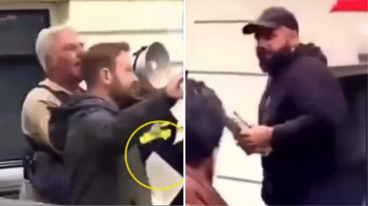 Hollanda'da PEGIDA liderinin Kuran-ı Kerim yakma girişimi bir genç tarafından engellendi