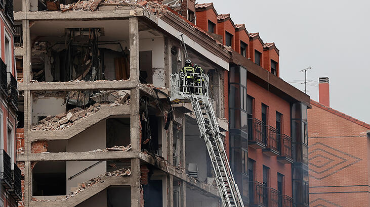 İspanya'da patlama! Başkent Madrid sarsıldı