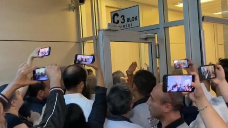 İstanbul Adliyesi'nde Can Atalay arbedesi yaşandı