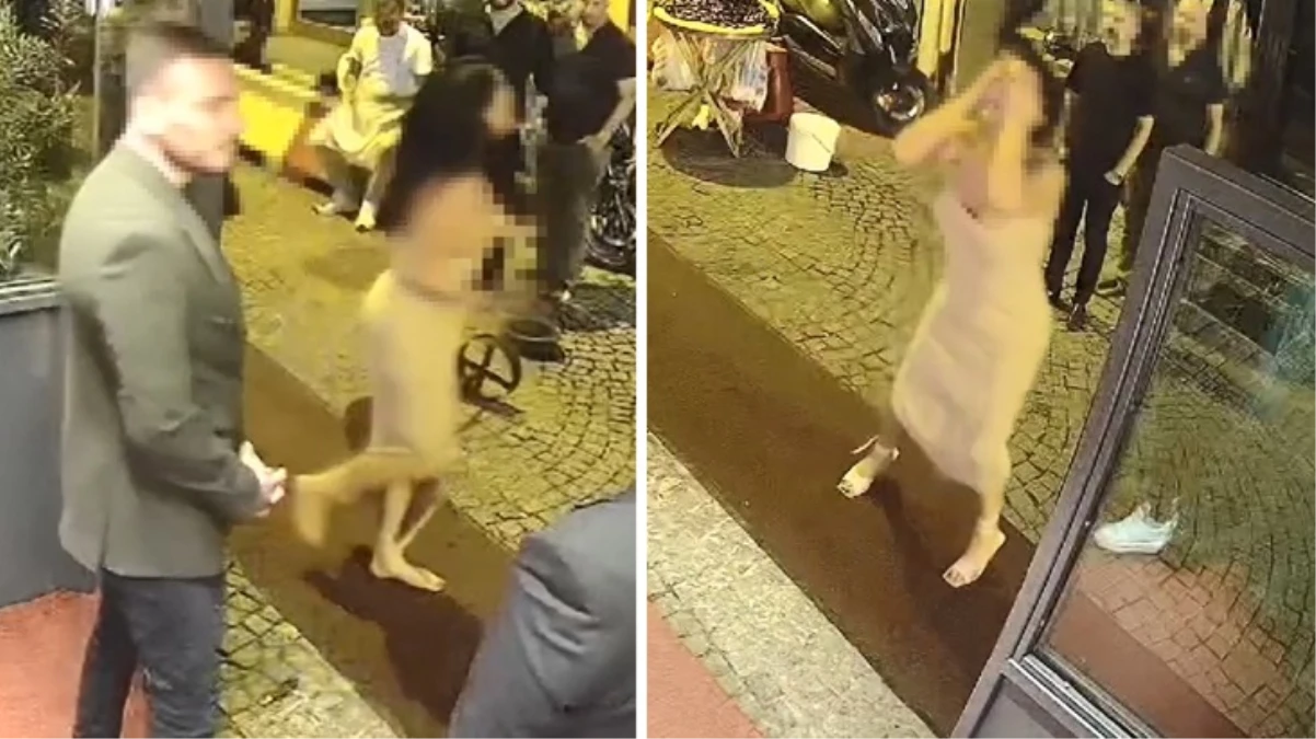 İstanbul'da iki kadının olaylı gecesi! Kimseye aldırış etmeden göğüslerini bile açtı