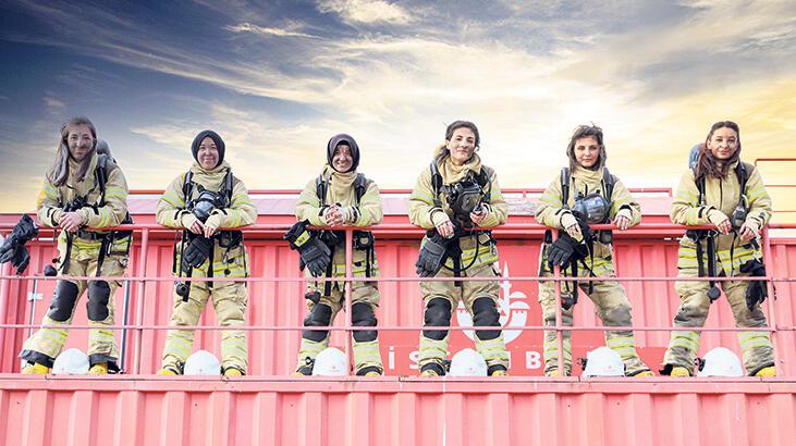 İstanbul’da kadın itfaiyeciler görevde