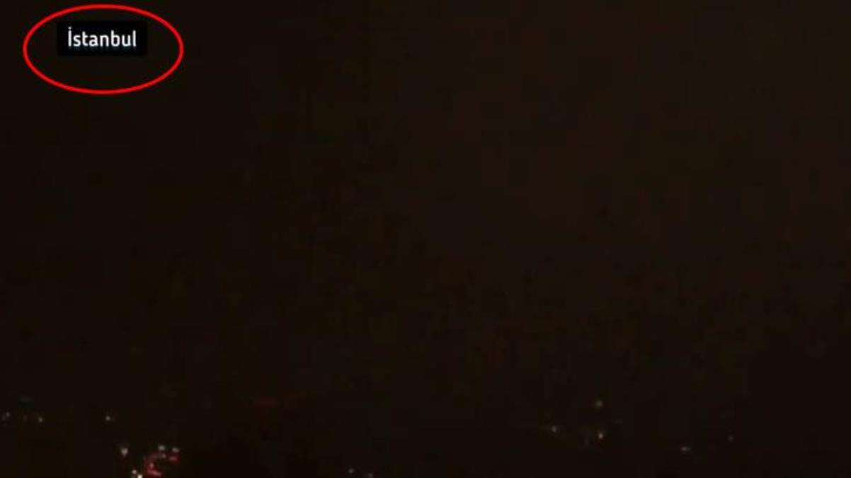İstanbul'da korkutan görüntü! 5 dakikada güneş yok oldu