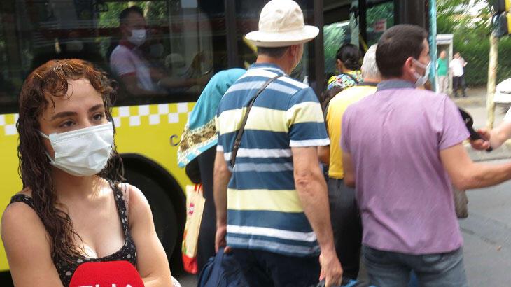 İstanbul'da özel halk otobüsünde çıkan yangın panik yarattı