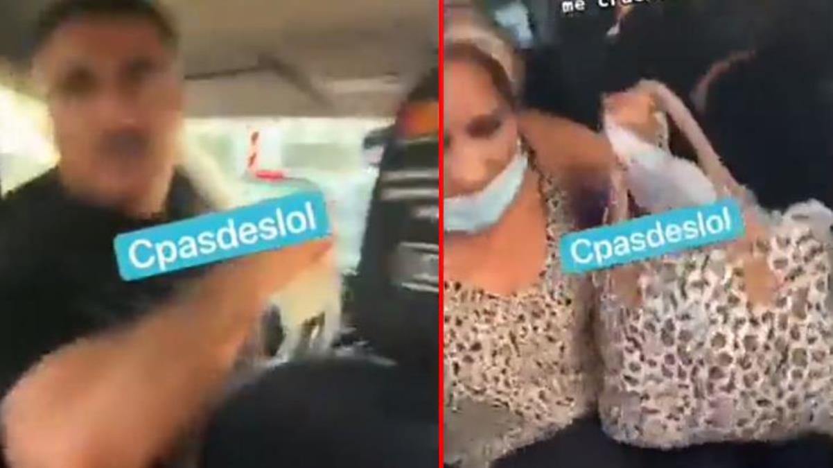 İstanbul'u gezmeye gelen turistleri tükürüp küfrederek aracından attı