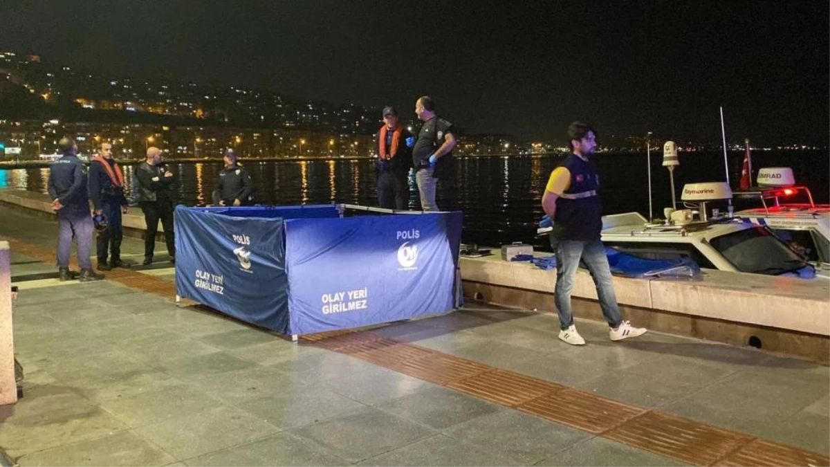 İzmir'de denizden ayağına su dolu bidon bağlı bir erkek cesedi çıkarıldı