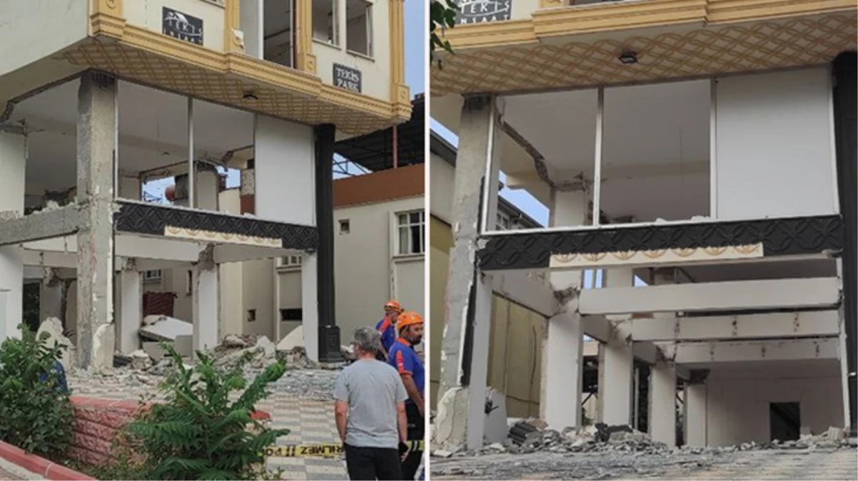 Kahramanmaraş'ta ağır hasarlı binaya giren kişi, söktüğü asansörün altında can verdi