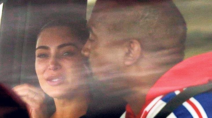 Kanye West  Kim’i ağlattı