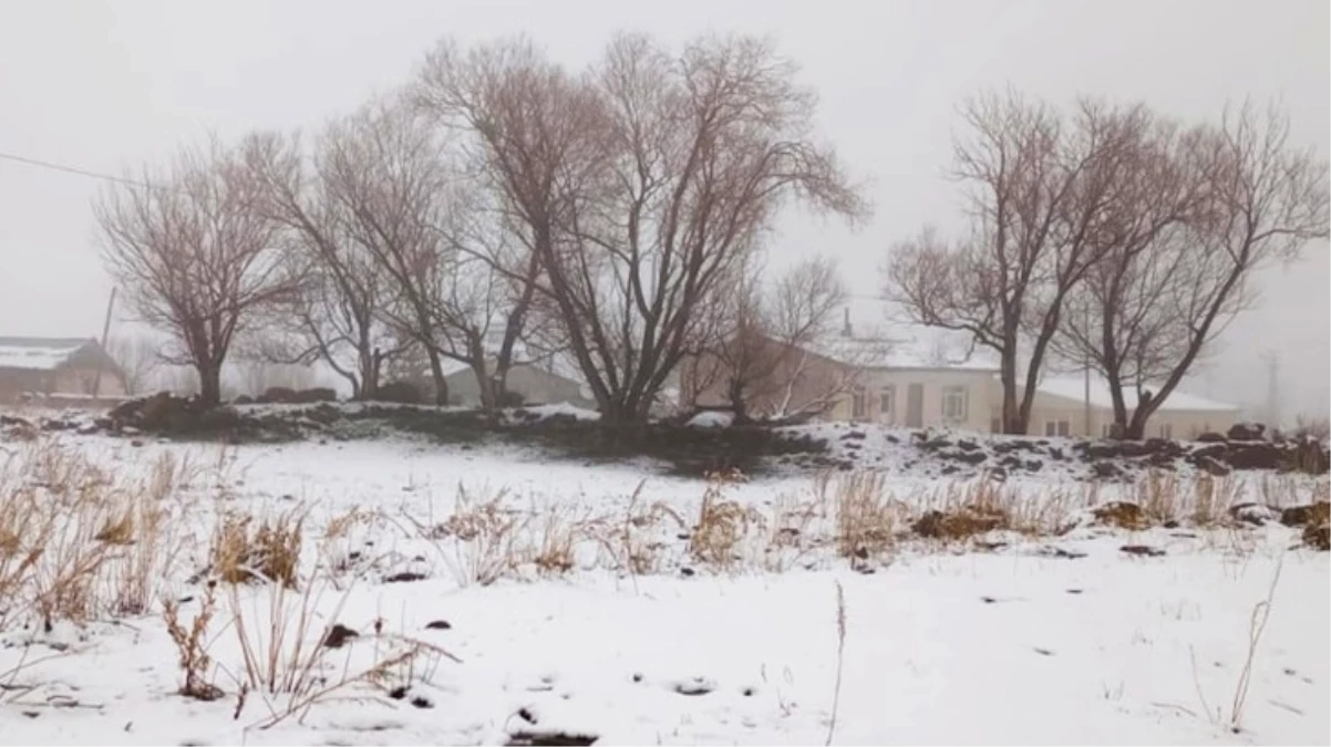 Kars'ta nisanda kar yağdı! Her taraf beyaza büründü