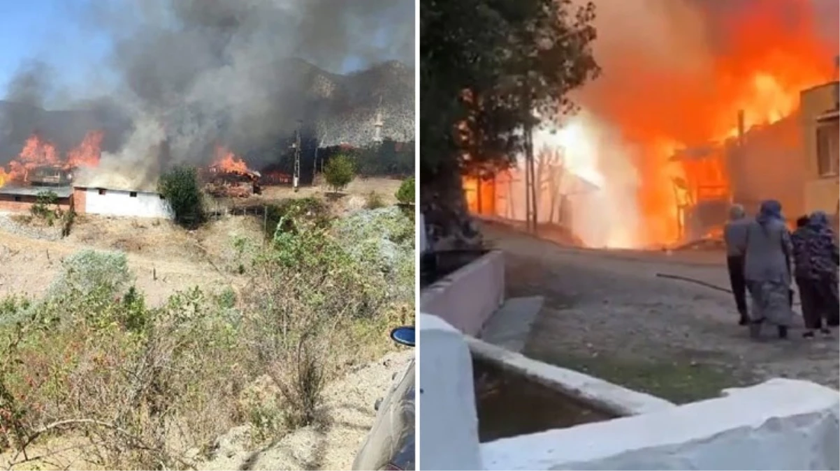Kastamonu'da köyde yangın çıktı: Çok sayıda ev küle döndü