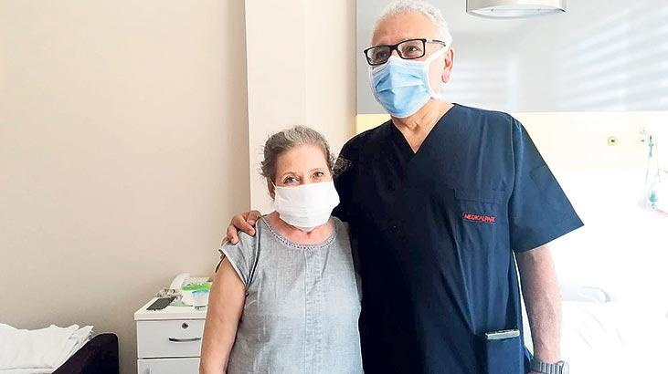 Kendi kalp zarı ile şifa buldu