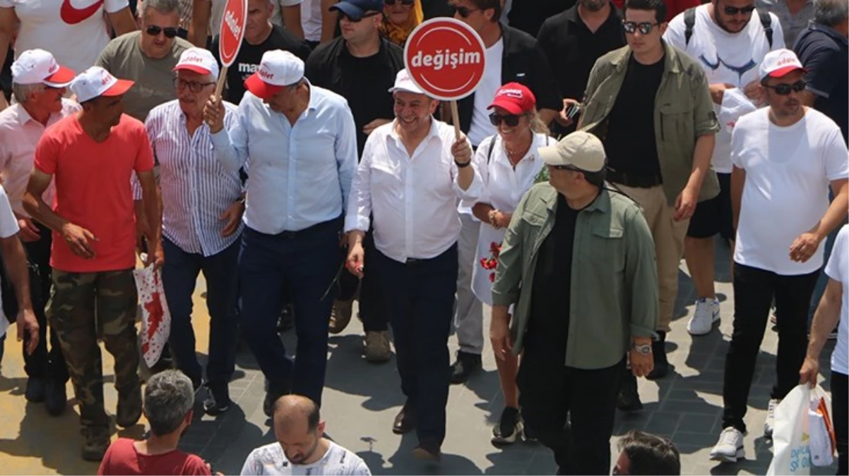 Kılıçdaroğlu'na karşı yürüyüşe çıkan Tanju Özcan'a CHP'den yanıt: Ateş olsa cürmü kadar yer yakar