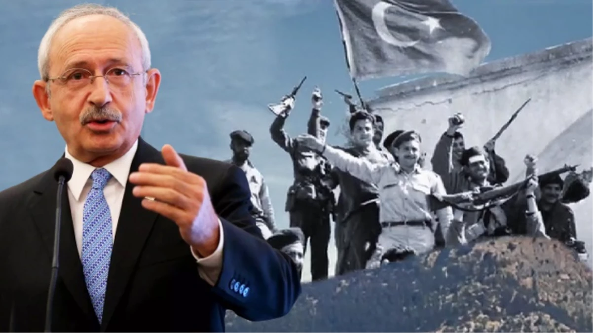 Kılıçdaroğlu'nun paylaştığı 100. yıl videosu ortalığı karıştırdı! EOKA'nın Türk bayrağını ele geçirdiği görüntü kullanıldı