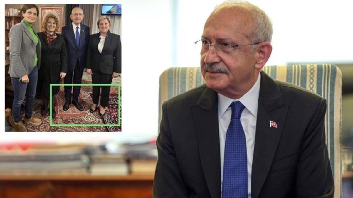 Kılıçdaroğlu'nun seccadeye ayakkabıyla bastığı yeni bir fotoğraf ortaya çıktı