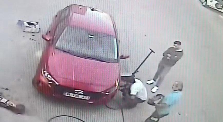 Kiraladıkları aracın lastiklerini çaldılar! Şoke eden detaylar yakalanınca ortaya çıktı