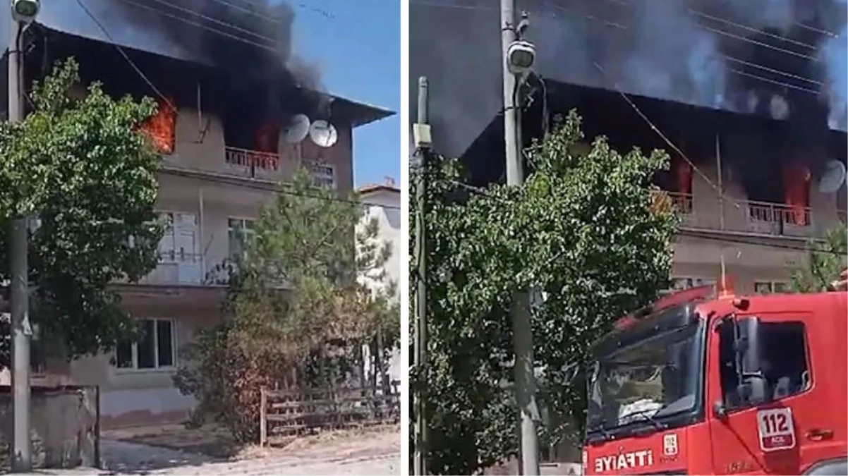 Kırıkkale'de bir kişi, babasından harçlık alamayınca evi yaktı