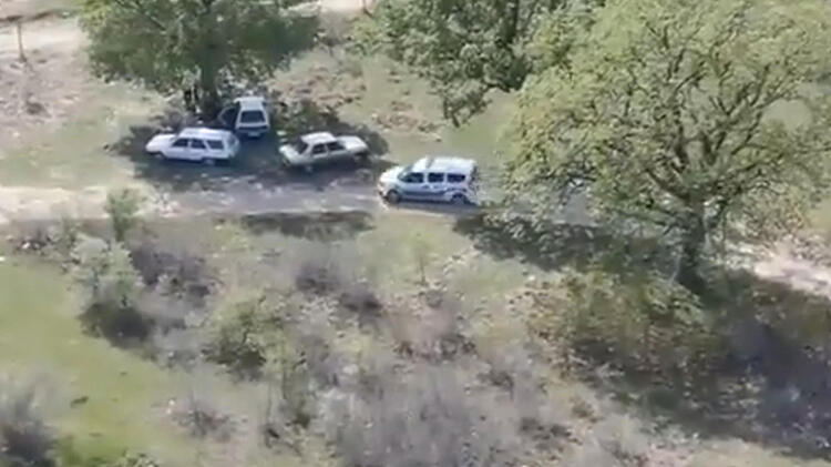 Tam kapanmada piknik yapanlar drone ile yakalandı